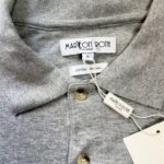 Polo manches longues Marton Roth homme gris chiné taille M — vue 5