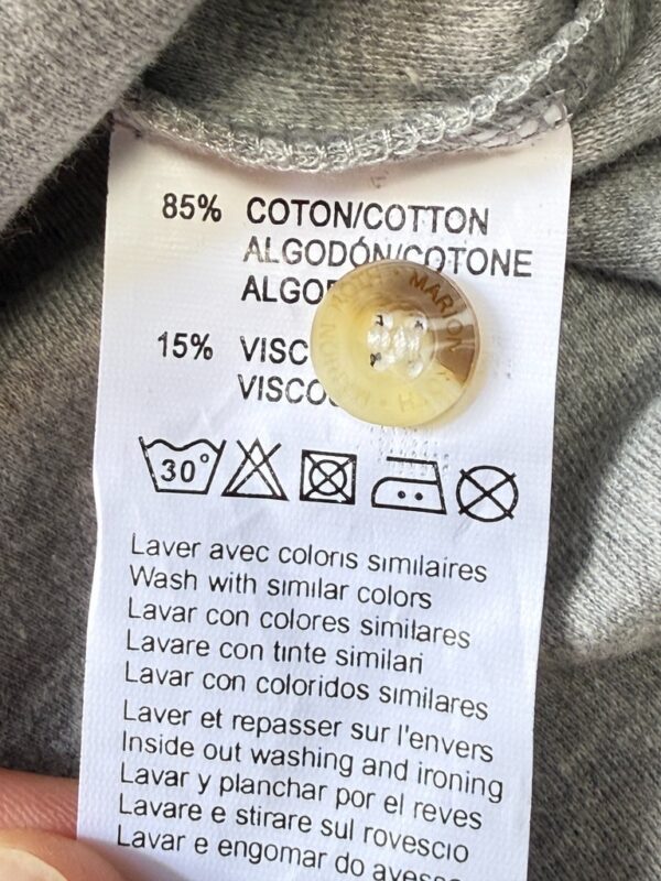 Polo manches longues Marton Roth homme gris chiné taille M — vue 6