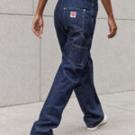 Pantalon de travail en jean Carhartt WIP femme bleu indigo taille 38