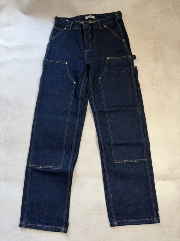 Pantalon de travail en jean Carhartt WIP femme bleu indigo taille 38 — vue 7