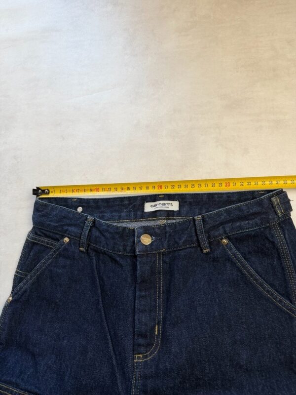 Pantalon de travail en jean Carhartt WIP femme bleu indigo taille 38 — vue 9