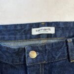 Pantalon de travail en jean Carhartt WIP femme bleu indigo taille 38 — vue 10