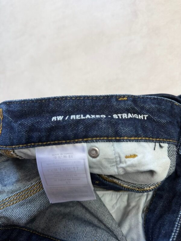 Pantalon de travail en jean Carhartt WIP femme bleu indigo taille 38 — vue 11