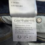Pantalon de travail en jean Carhartt WIP femme bleu indigo taille 38 — vue 12