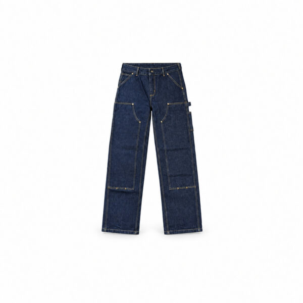 Pantalon de travail en jean Carhartt WIP femme bleu indigo taille 38 — vue 14
