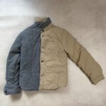 Veste matelassée réversible enfant IKKS beige taille 8 ans — vue 3