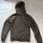Sweat à capuche zippé doublé Bonpoint unisexe gris anthracite chiné taille 12 ans — vue 12