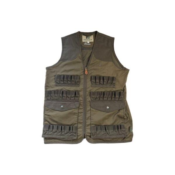 Gilet de chasse Percussion savane homme kaki taille S