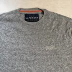 Pull à col rond Superdry homme gris chiné taille S — vue 3