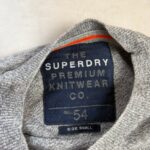 Pull à col rond Superdry homme gris chiné taille S — vue 4