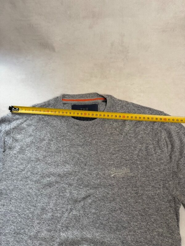 Pull à col rond Superdry homme gris chiné taille S — vue 7
