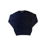 Pull col rond Brice homme bleu marine taille S