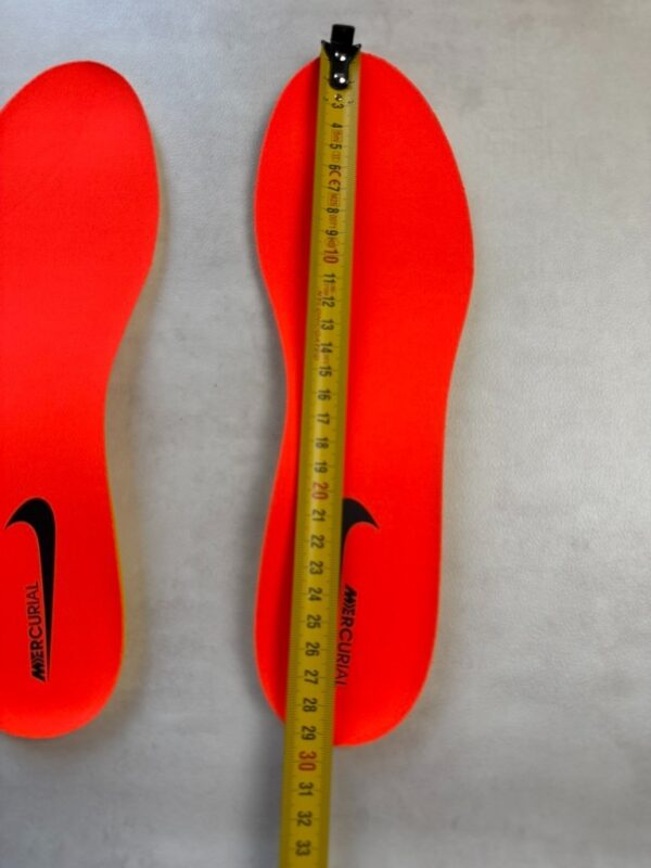 Paire de semelles intérieures de football Nike unisexe orange taille 45 — vue 3