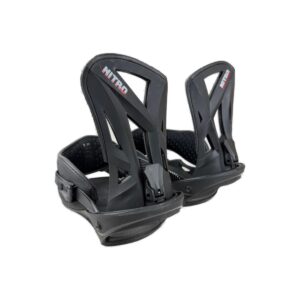 Fixations de snowboard Nitro Staxx unisexe noir taille M (US 7-10.5 / EUR 38.5-43.5 / MP 25-28.5)