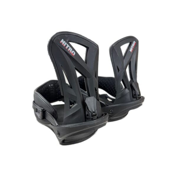 Fixations de snowboard Nitro Staxx unisexe noir taille M (US 7-10.5 / EUR 38.5-43.5 / MP 25-28.5)
