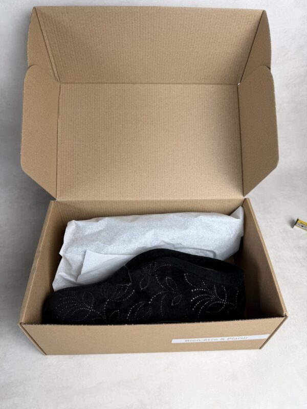 Chaussons montants Pharma Confort Bijou femme noir taille 39 — vue 2