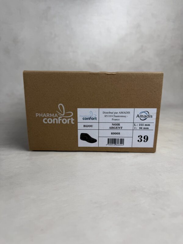 Chaussons montants Pharma Confort Bijou femme noir taille 39 — vue 9