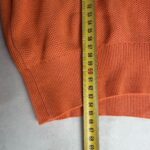 Pull homme à col montant zippé NZA New Zealand Auckland orange caramel taille M — vue 5