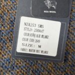 Pull col camionneur NZA New Zealand Auckland Frederick homme bleu chiné/marron taille M — vue 8