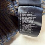 Pull col camionneur NZA New Zealand Auckland Frederick homme bleu chiné/marron taille M — vue 13