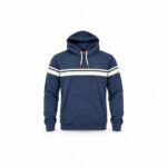 Sweat à capuche NZA New Zealand Auckland Hine Rere homme bleu marine chiné taille 3XL
