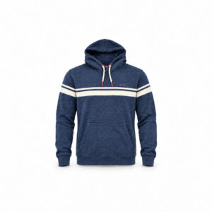 Sweat à capuche NZA New Zealand Auckland Hine Rere homme bleu marine chiné taille 3XL