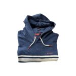 Sweat à capuche NZA New Zealand Auckland Hine Rere homme bleu marine chiné taille 3XL — vue 2