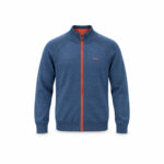 Gilet zippé NZA New Zealand Auckland Oakley homme bleu pétrole taille M