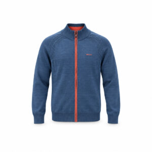 Gilet zippé NZA New Zealand Auckland Oakley homme bleu pétrole taille M