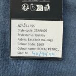 Gilet zippé NZA New Zealand Auckland Oakley homme bleu pétrole taille M — vue 5