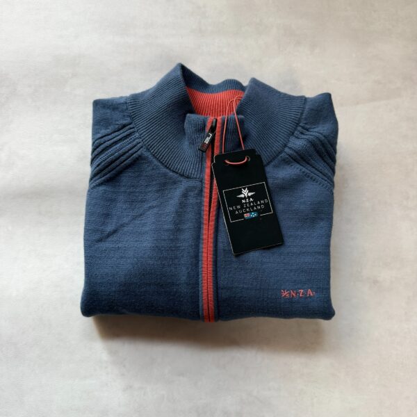 Gilet zippé NZA New Zealand Auckland Oakley homme bleu pétrole taille M — vue 11