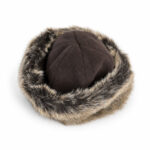 Chapka Blanc Bonnet unisexe marron