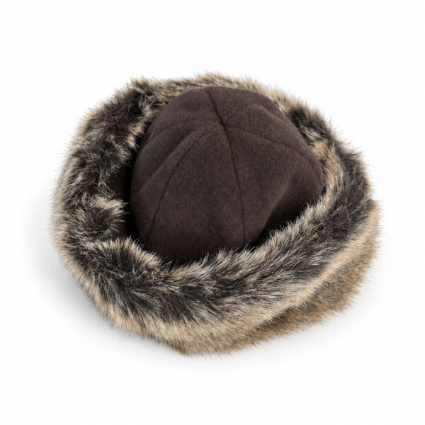 Chapka Blanc Bonnet unisexe marron