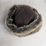 Chapka Blanc Bonnet unisexe marron — vue 2