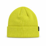 Bonnet à revers Zowya jaune citron