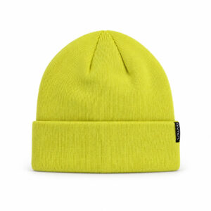 Bonnet à revers Zowya jaune citron