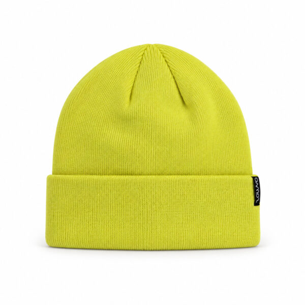 Bonnet à revers Zowya jaune citron