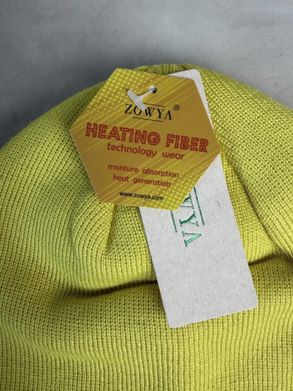 Bonnet à revers Zowya jaune citron — vue 5