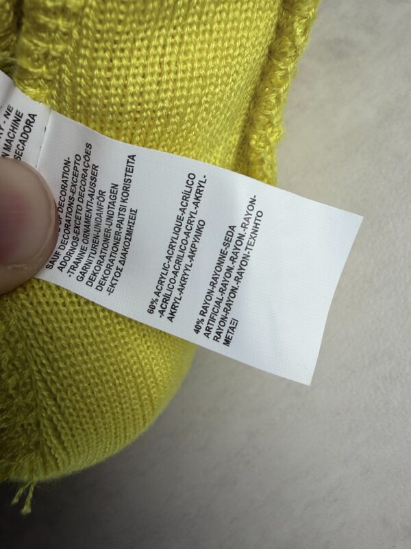 Bonnet à revers Zowya jaune citron — vue 6