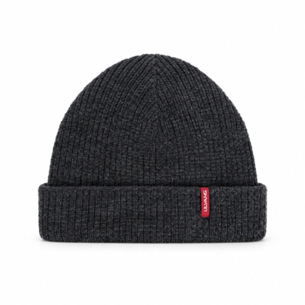 Bonnet en maille Ulvang Rav unisexe gris anthracite chiné taille 60