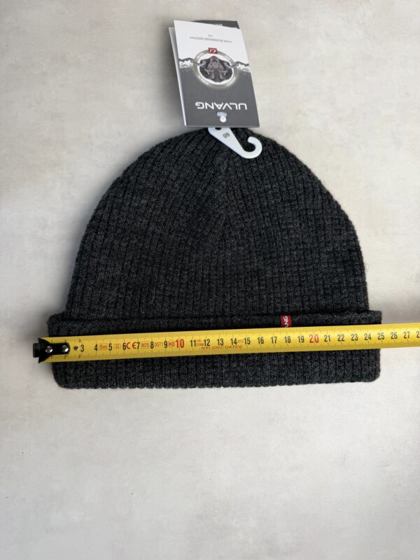 Bonnet en maille Ulvang Rav unisexe gris anthracite chiné taille 60 — vue 3