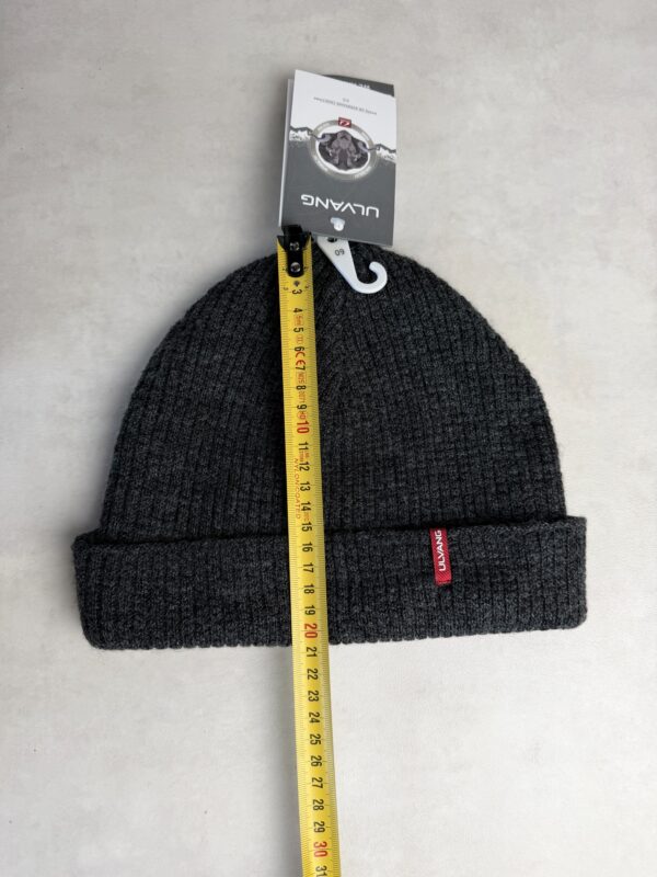 Bonnet en maille Ulvang Rav unisexe gris anthracite chiné taille 60 — vue 4