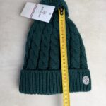 Bonnet à pompon Pipolaki Gstaad vert sapin — vue 4