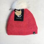 Bonnet à pompon enfant Dare 2b In The Know Beanie rose vif taille 11-13 ans (EU 152-164) — vue 2