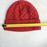 Bonnet en maille Blanc Bonnet rouge — vue 3