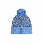 Bonnet à pompon Hawkins Collection femme bleu ciel taille TU