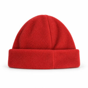 Bonnet polaire Blanc Bonnet unisexe rouge