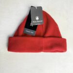 Bonnet polaire Blanc Bonnet unisexe rouge — vue 2