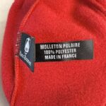 Bonnet polaire Blanc Bonnet unisexe rouge — vue 4