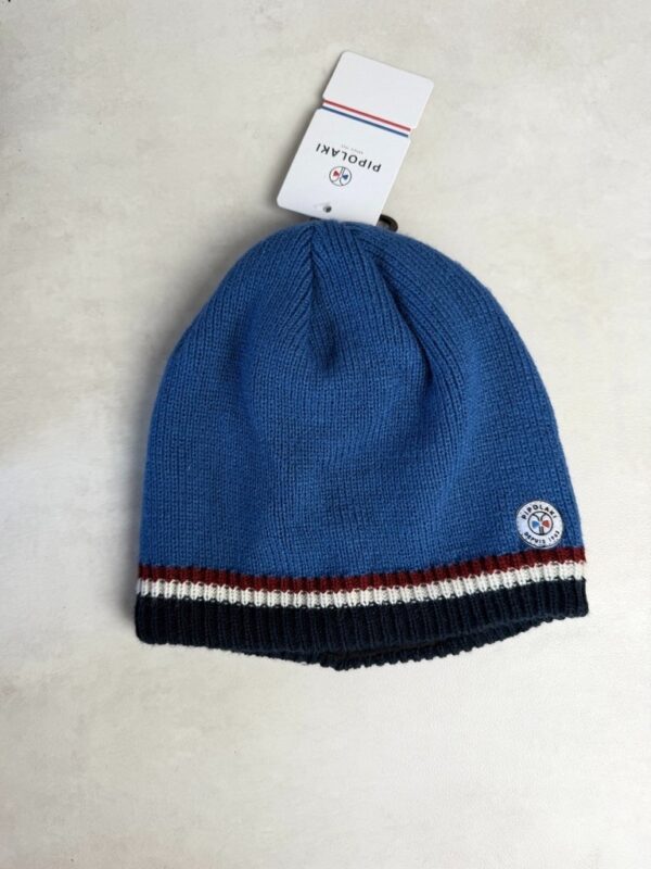 Bonnet Pipolaki Grenoble bleu — vue 2